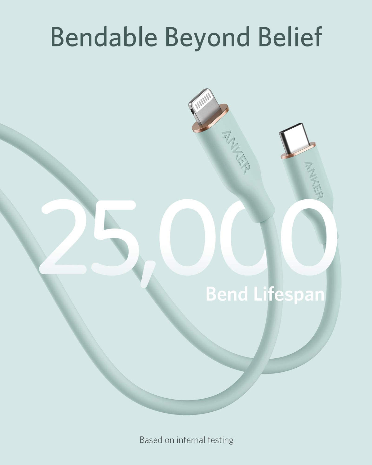 Refurbished Anker <b>641</b> USB-C to Lightning Cable (Flow, Silicone)