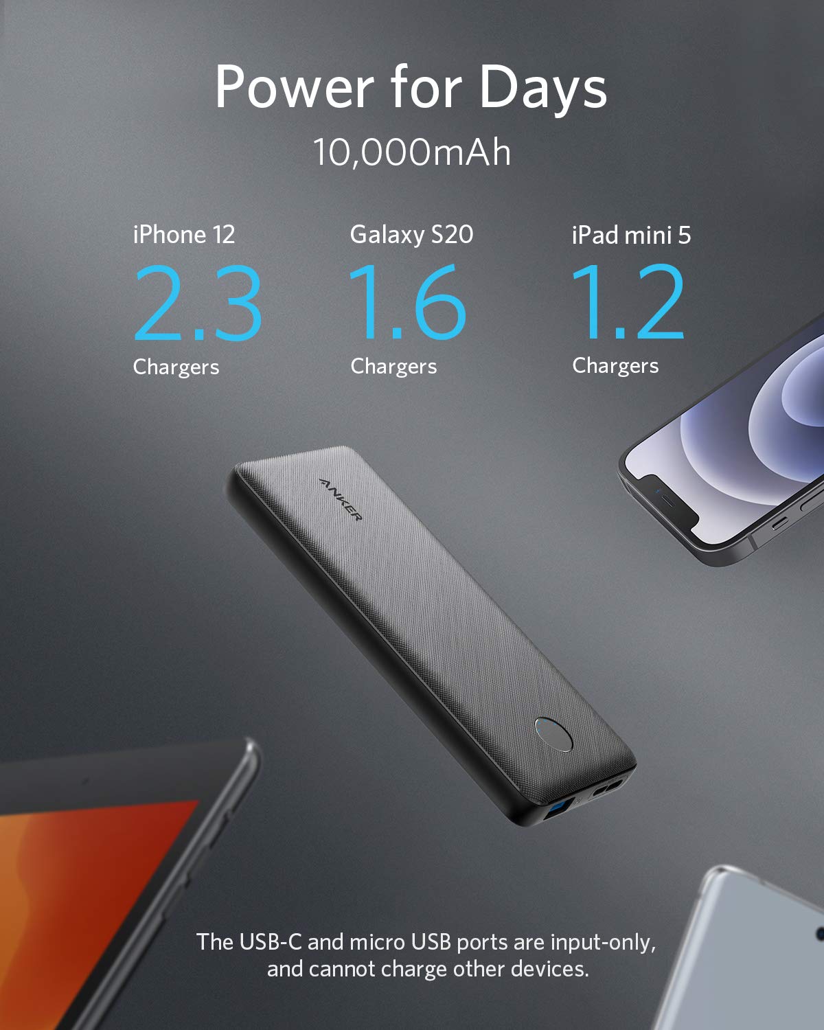 Refurbished Anker <b>313</b> Power Bank (PowerCore 10K)