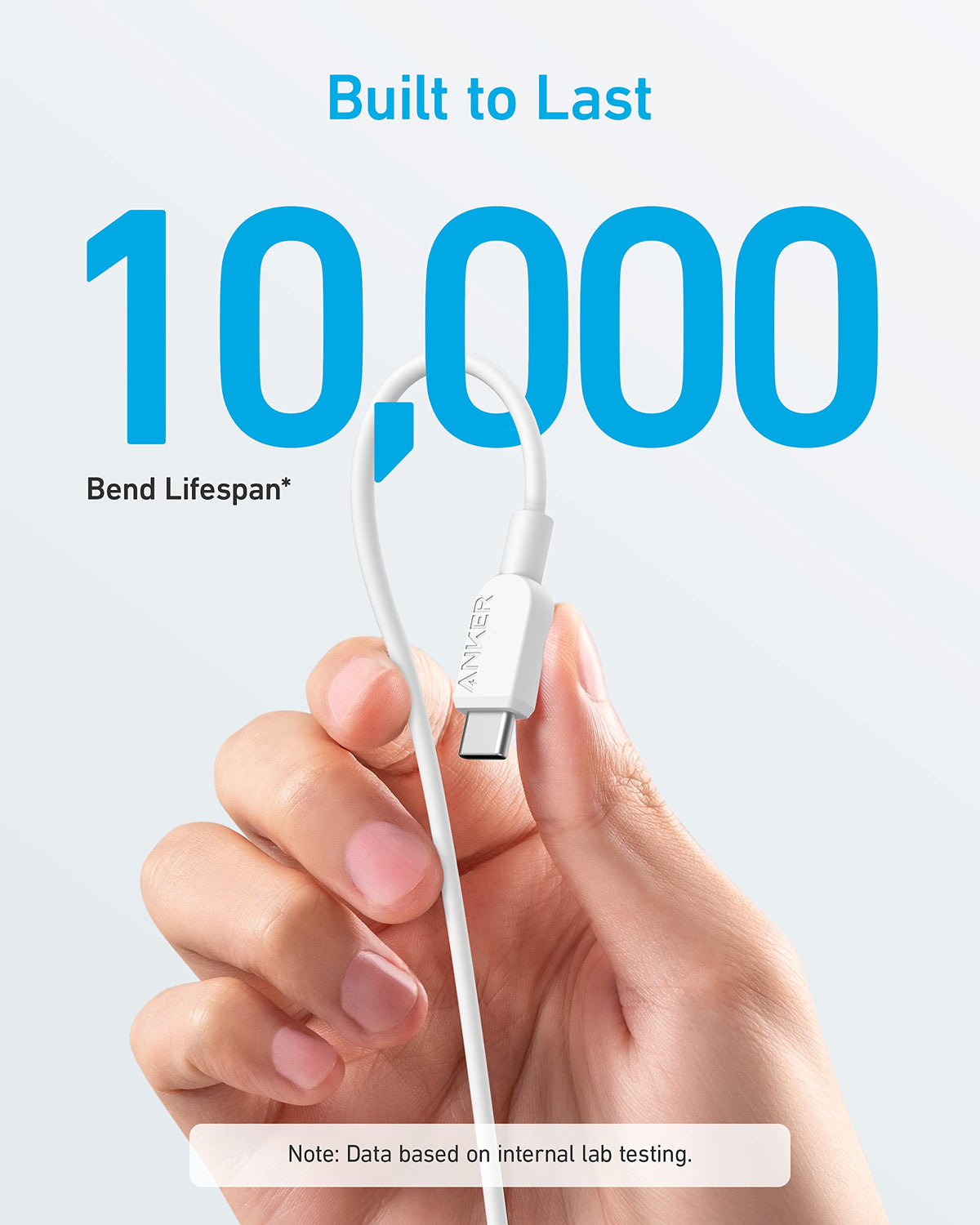 Anker <b>310</b> USB-C to USB-C Cable (3 ft)