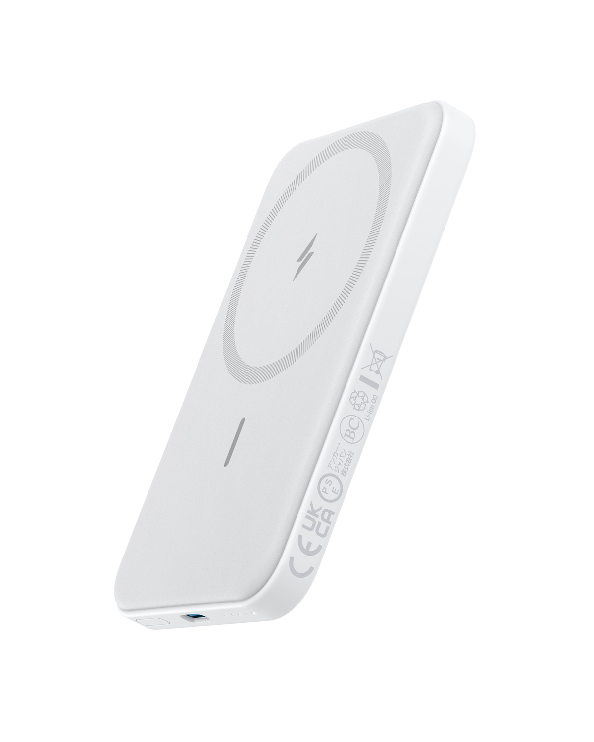 Anker with white wireless charger for fast power
