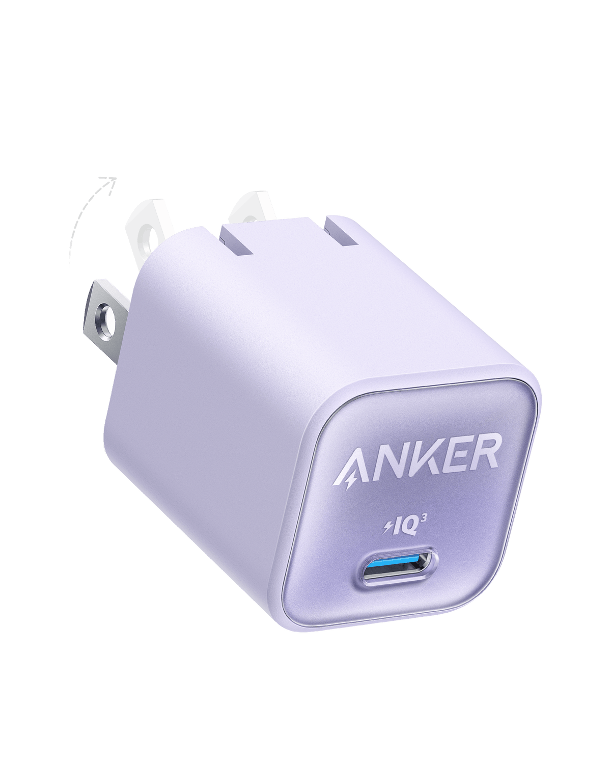 Anker charger with fast USB-C port for charging