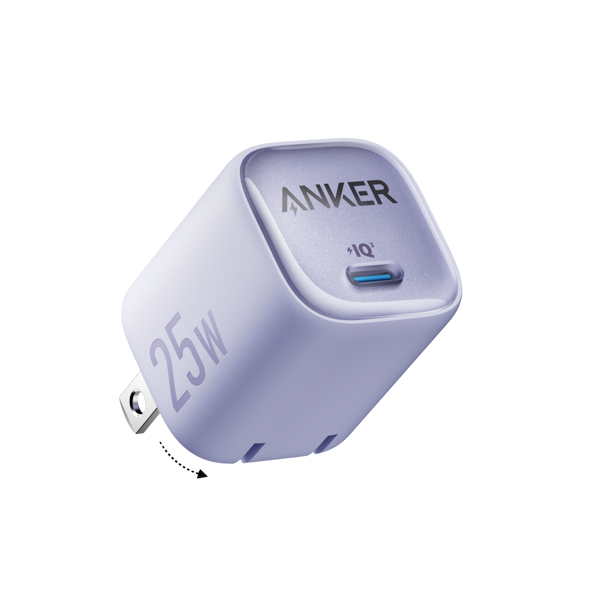 Anker 25W charger for powering devices with USB-C port