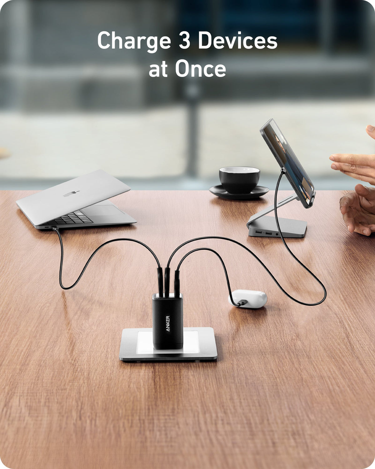 Anker Nano Charging Station (6-in-1, 67W) and Anker <b>735</b> Charger (Nano II 65W)