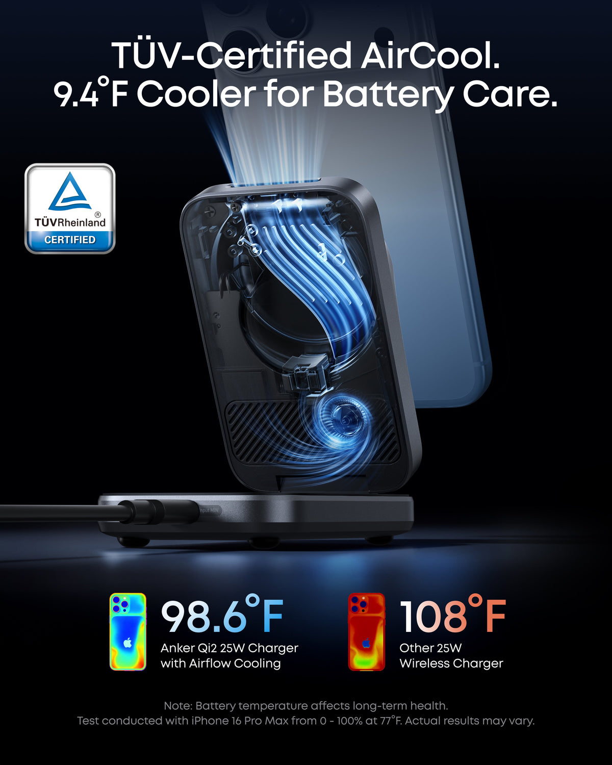 Anker Prime Wireless Charging Station (3-in-1, MagGo, AirCool, Foldable)