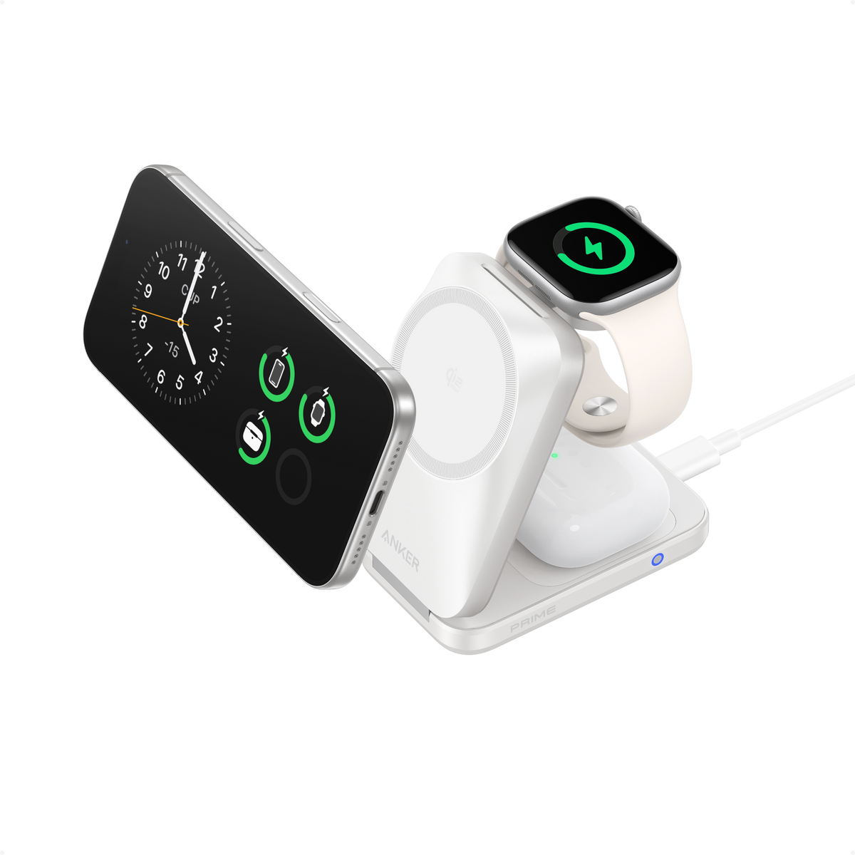 Anker Prime Wireless Charging Station (3-in-1, MagGo, AirCool, Foldable)