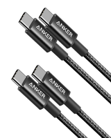 2-Pack New Nylon USB C to USB C Cable (3.3 ft 60W)