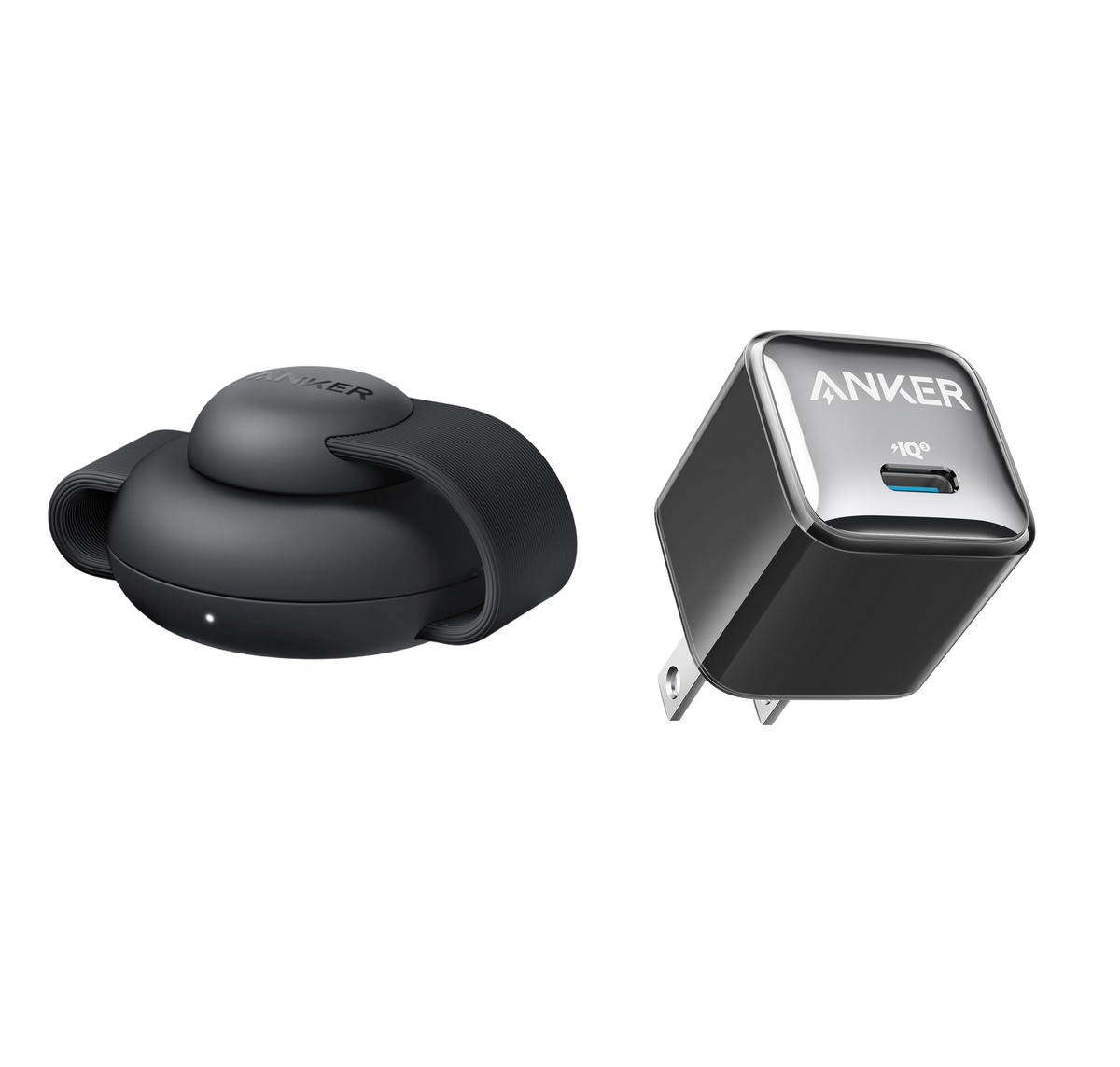 Anker MagGo Wireless Charging Station (3-in-1, Foldable Pad) and Anker Nano Charger (20W)