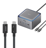 Anker Prime TB5 Docking Station (14-in-1, 8K, Thunderbolt 5 ) and Thunderbolt 5 Cable (3.3 ft, 80Gbps, 240W)