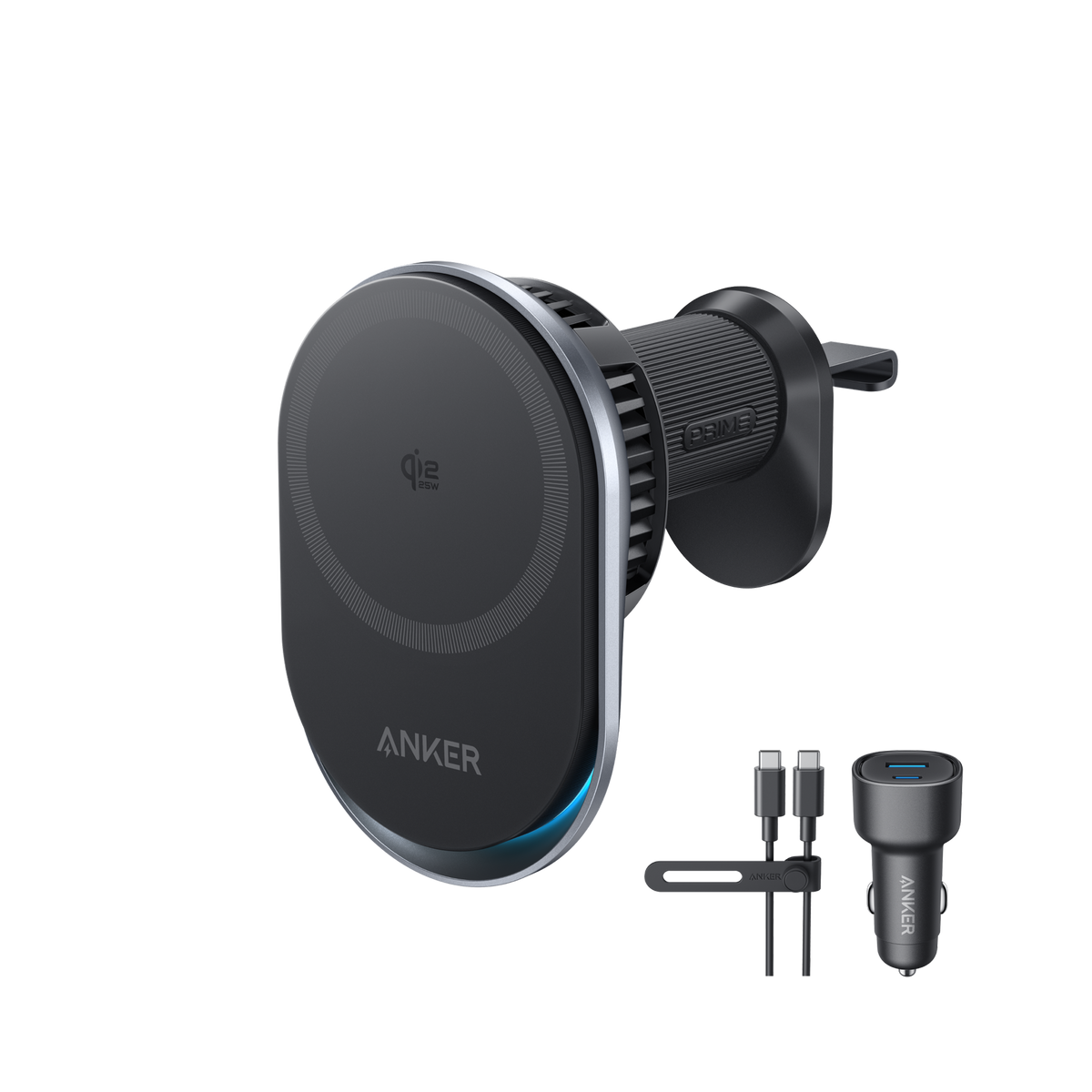 Anker with wireless car charger for Prime