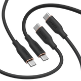Anker <b>643</b> USB-C to USB-C Cable (Flow, Silicone, 240W, 2-Pack, Midnight Black)