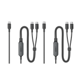 Anker 140W 2-in-1 USB-C to USB-C Cable 2 Pack