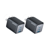 Anker Prime 67W GaN Wall Charger (3 Ports) 2-Pack