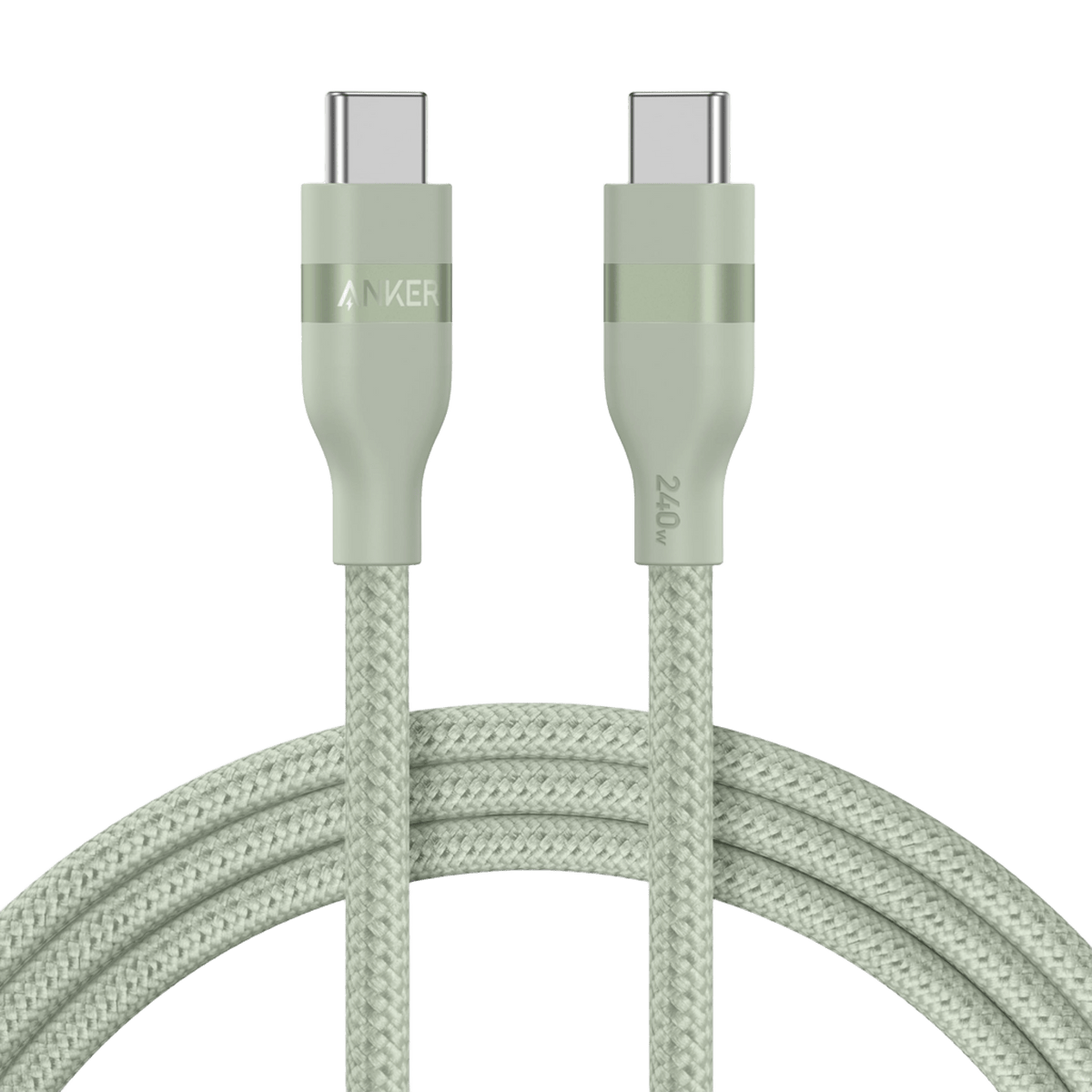 Anker 240W cable with braided design for durability