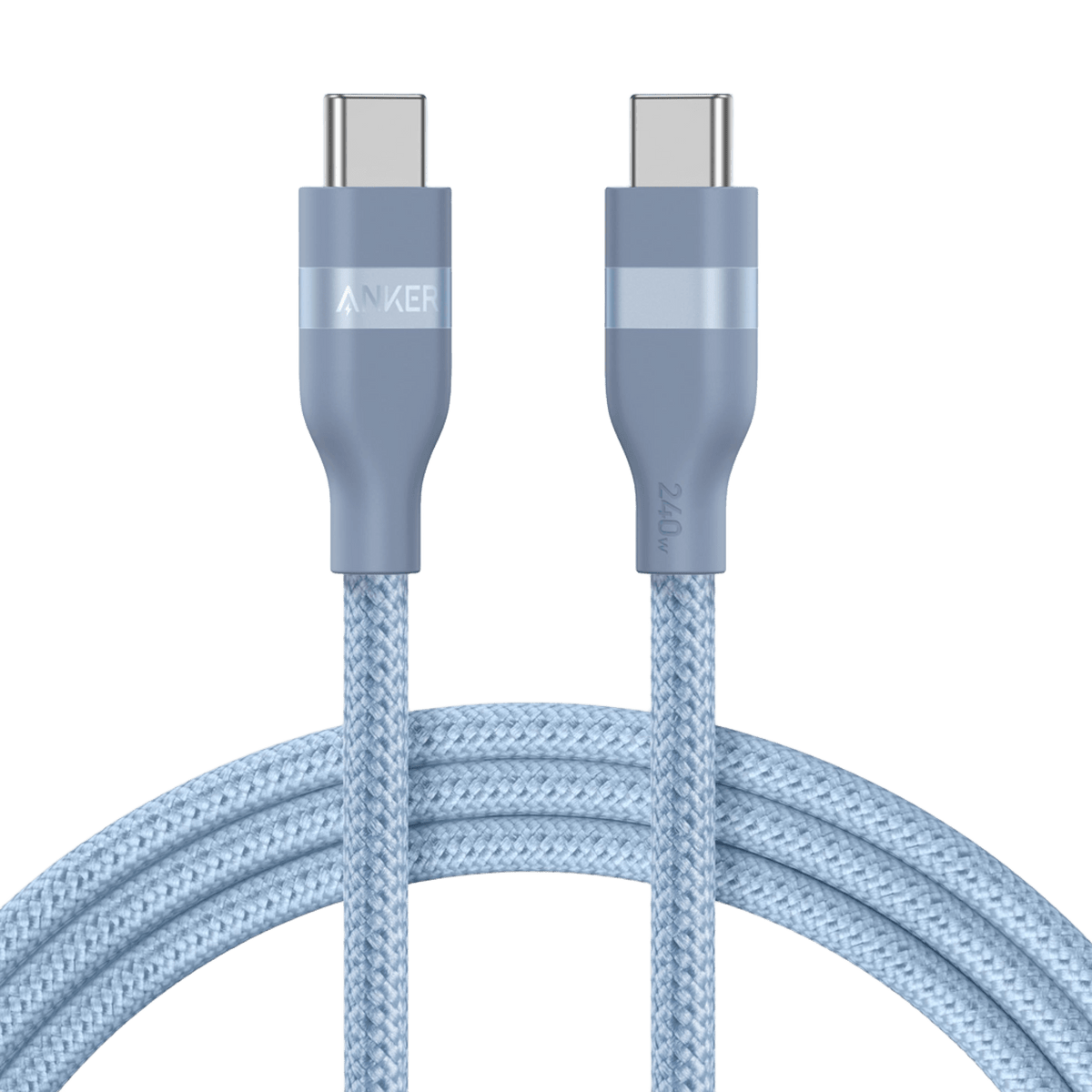 Anker cable connected to phone for USB-IF certified fast charging