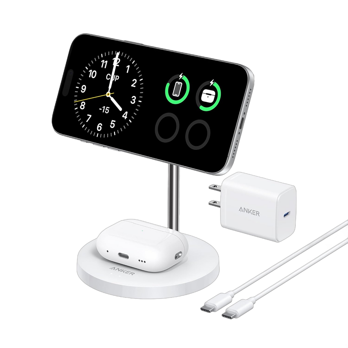 Anker MagGo Wireless Charger (2-in-1, Stand)