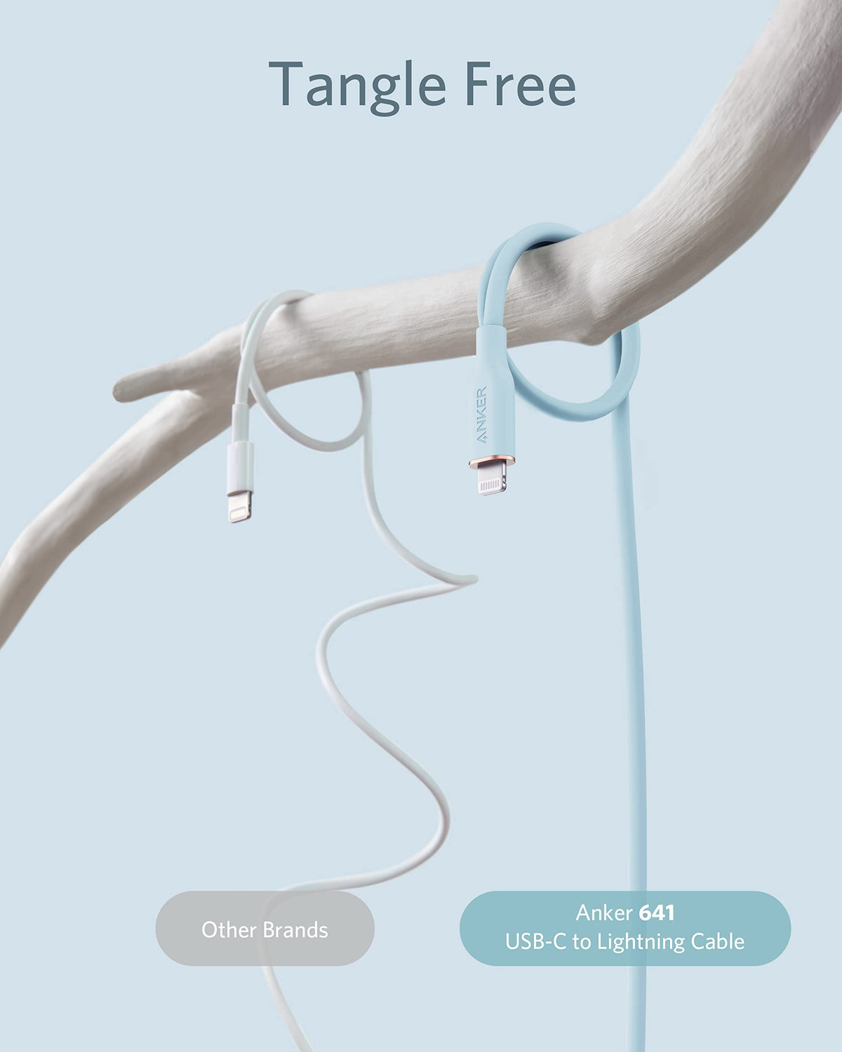 Refurbished Anker <b>641</b> USB-C to Lightning Cable (Flow, Silicone)
