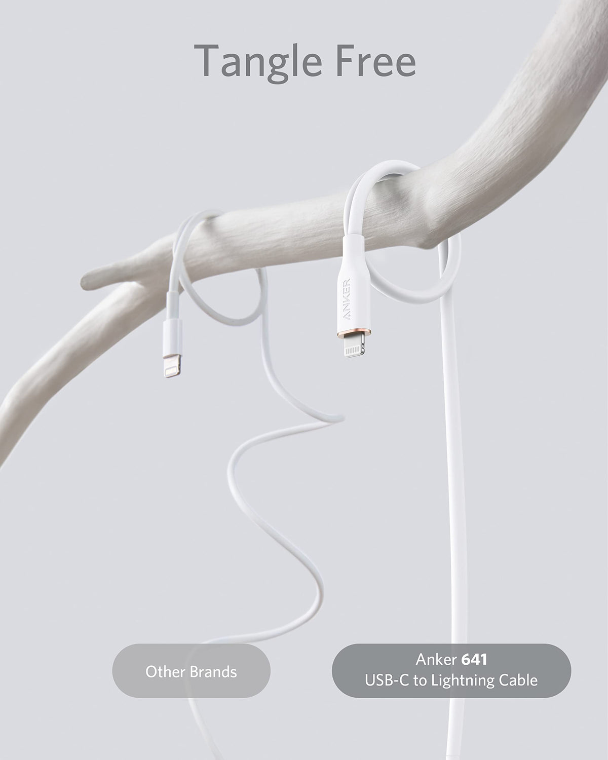 Refurbished Anker <b>641</b> USB-C to Lightning Cable (Flow, Silicone)