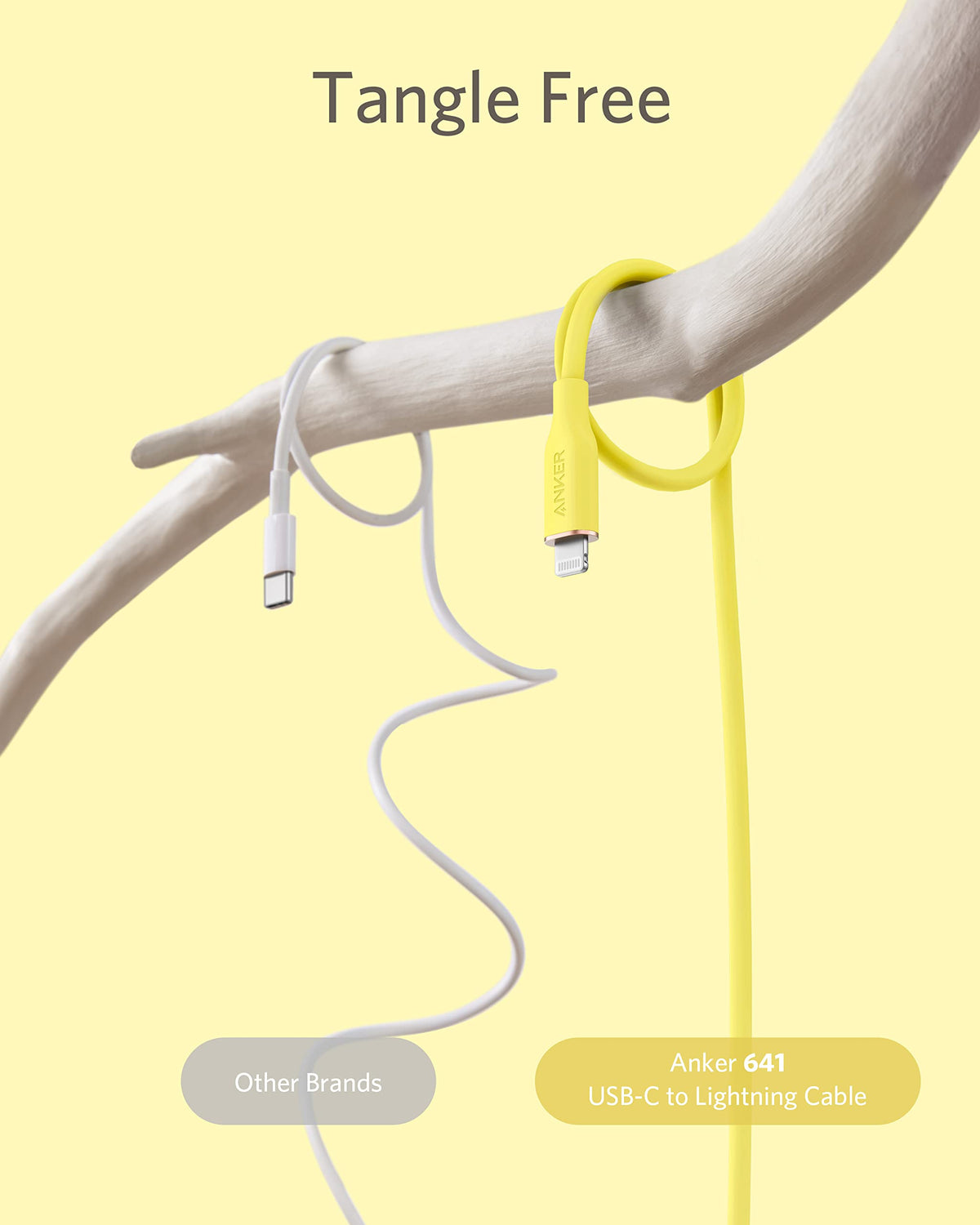 Refurbished Anker <b>641</b> USB-C to Lightning Cable (Flow, Silicone)