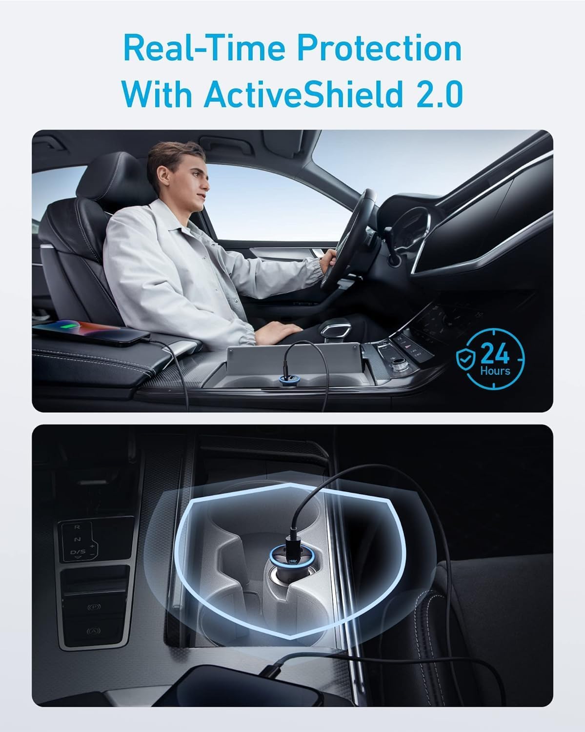 Refurbished Anker <b>323</b> Car Charger (52.5 W)