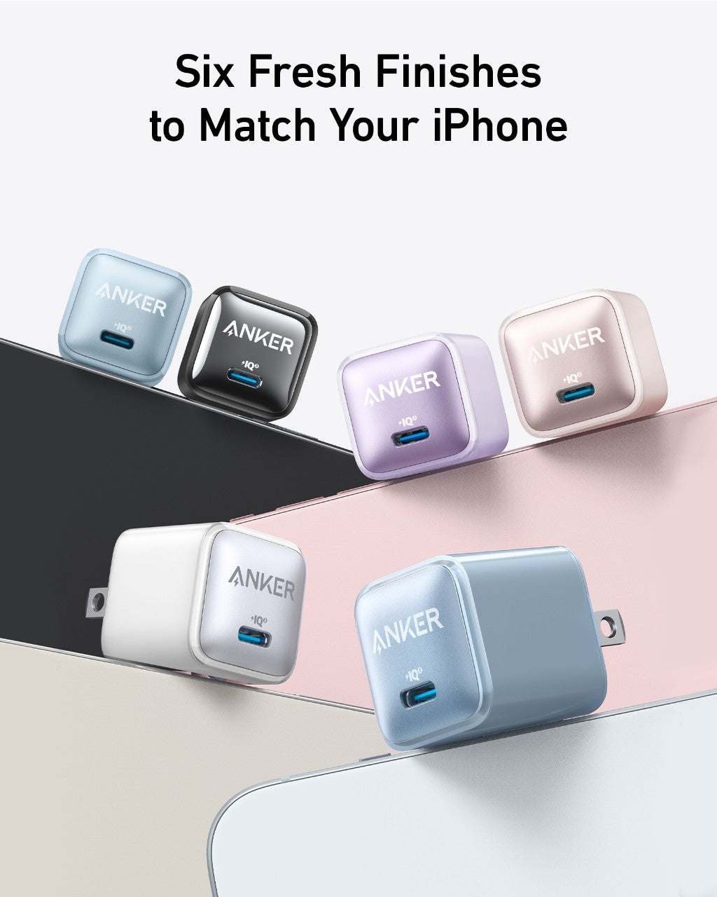 Anker MagGo Wireless Charging Station (3-in-1, Foldable Pad)  and Anker Nano Charger (20W)