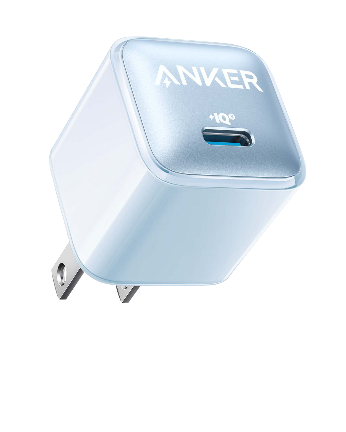 Anker charger with USB-C port for fast charging