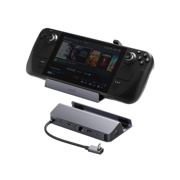 Anker dock for game console with multiple ports for gaming