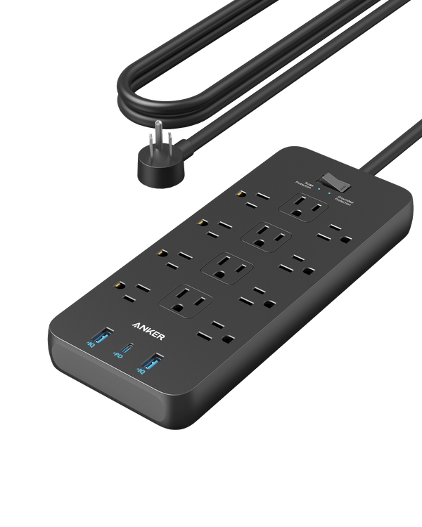 Anker power strip with multiple outlets for surge protection