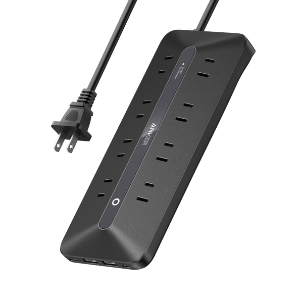 Anker power strip with multiple outlets for safe charging