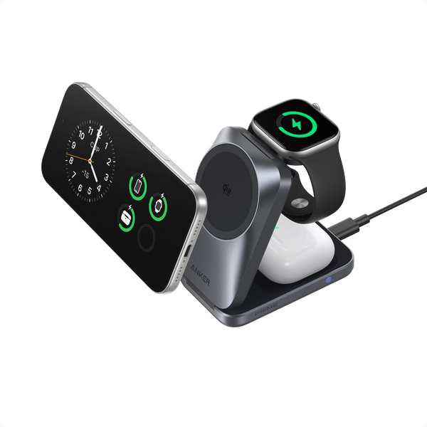 Anker Prime Wireless Charging Station (3-in-1, MagGo, AirCool, Foldable)
