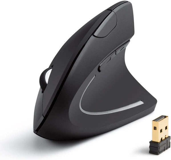 Refurbished Anker 2.4G Wireless Vertical Ergonomic Optical Mouse