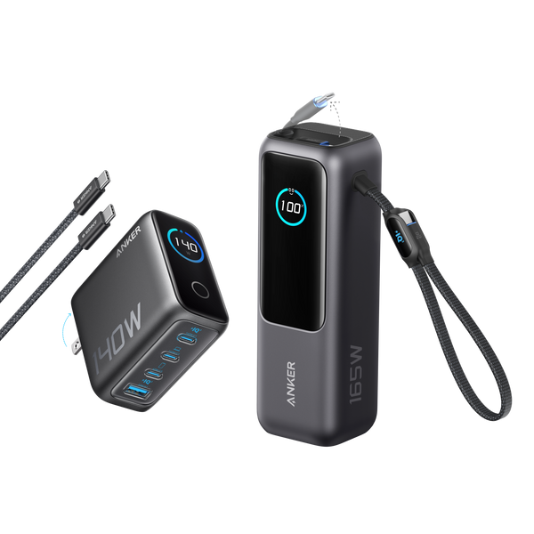 Bundle kit: Anker Laptop Power Bank and Anker Laptop Charger