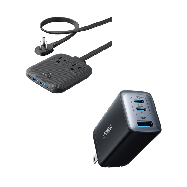 Anker Nano Charging Station (6-in-1, 67W) and Anker 735 Charger (Nano II 65W)