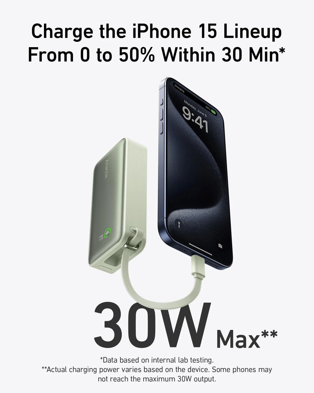 Anker with fast charging for iPhone 15 lineup